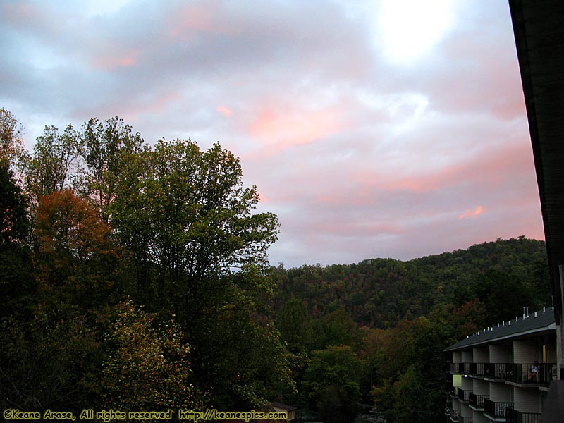 View from my room at the Comfort Inn