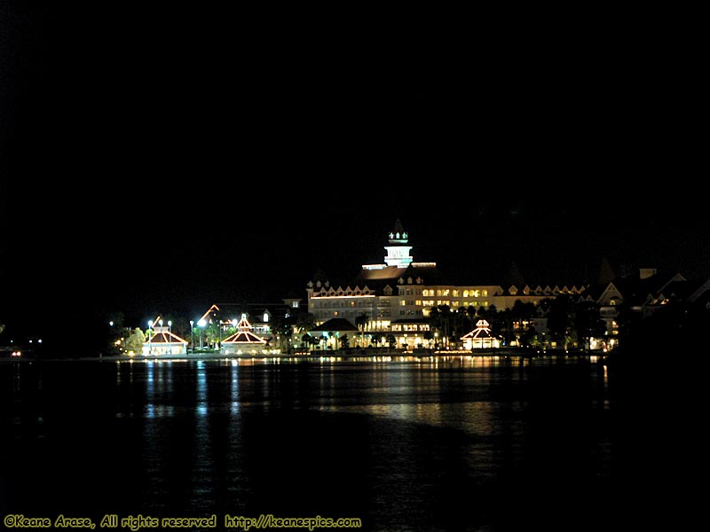 Grand Floridian at night