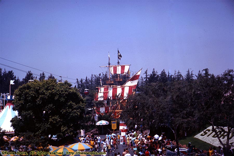 Pirate Restaurant from Monorail