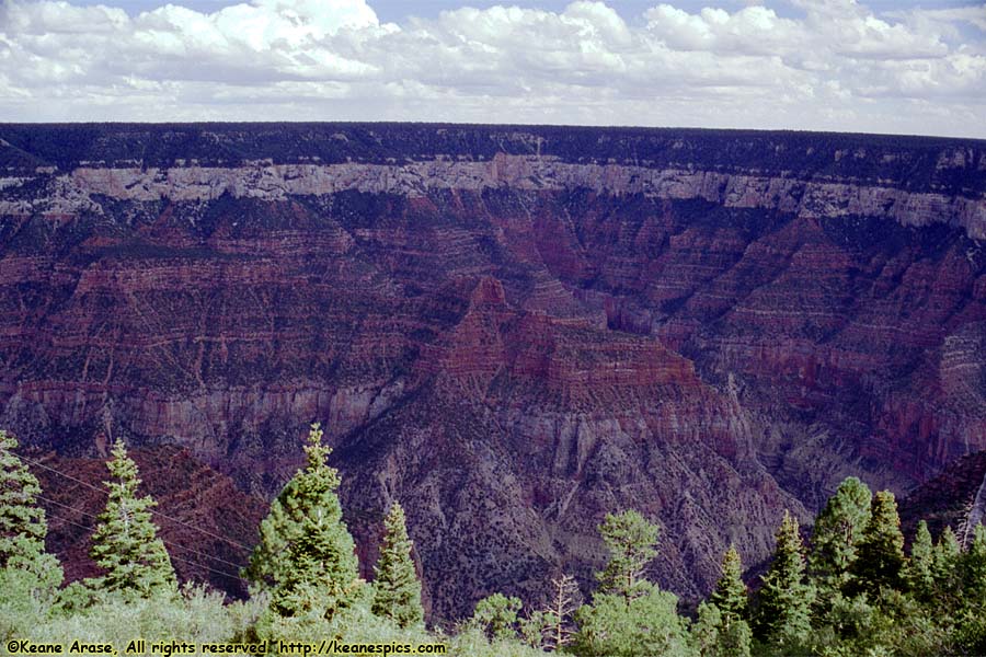 From North Rim Parking Lot