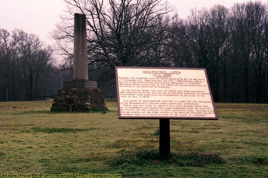 Meriwether Lewis Burial Site