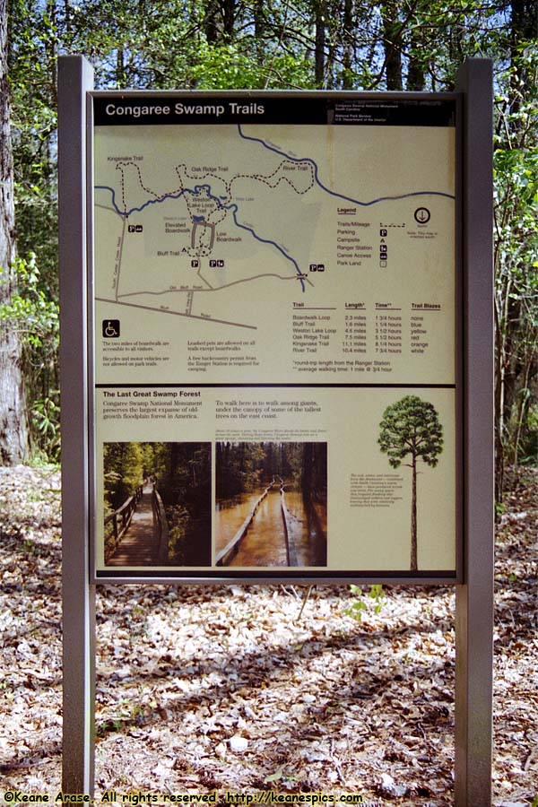 Trail system sign