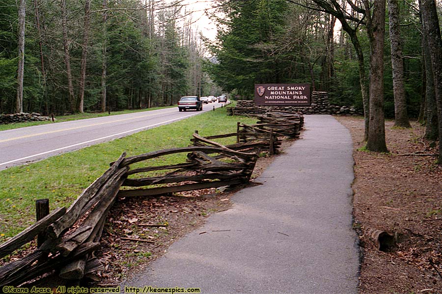 Entrance sign