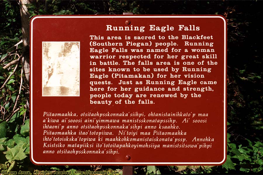 Running Eagle Falls