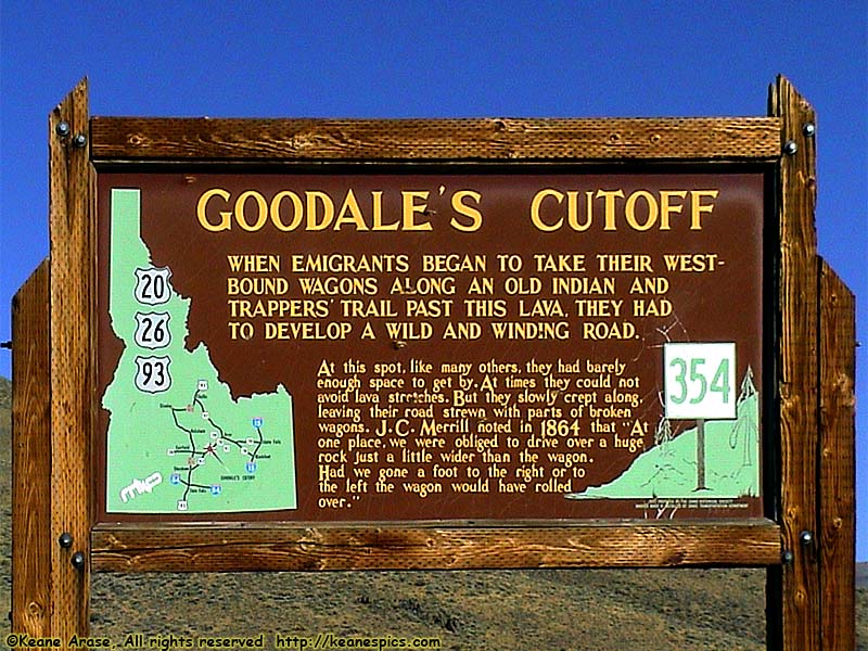 Gooddales Cutoff sign