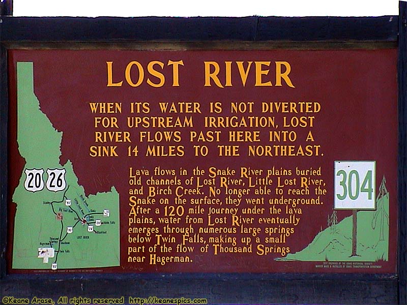 Lost River sign