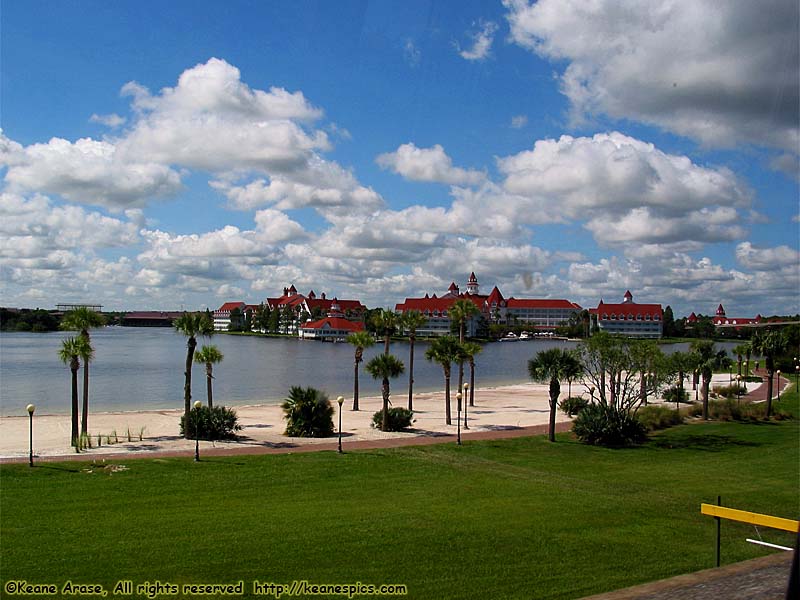 Grand Floridian from the Monorail