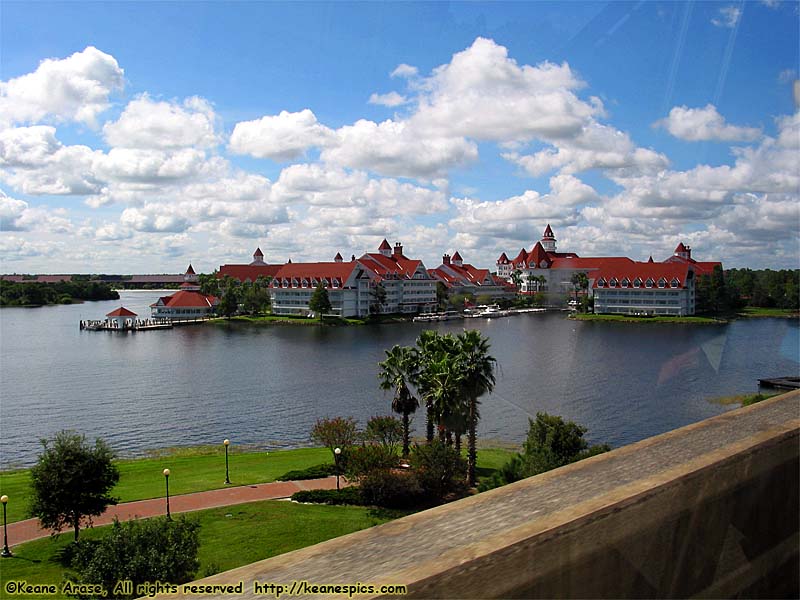 Grand Floridian from the Monorail