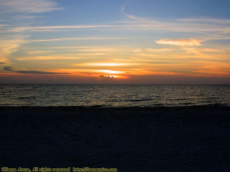 Sunset over the Gulf of Mexico