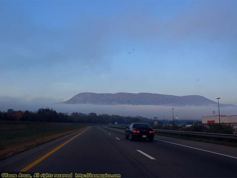 Low morning clouds