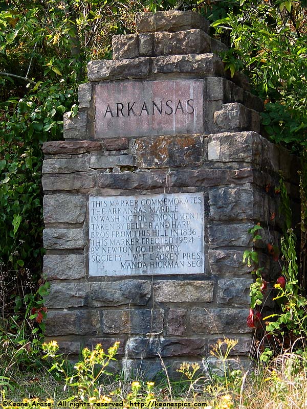 Washington Monument Stone Marker