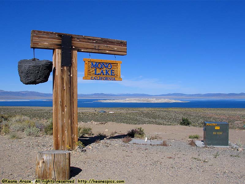 Mono Lake Sign