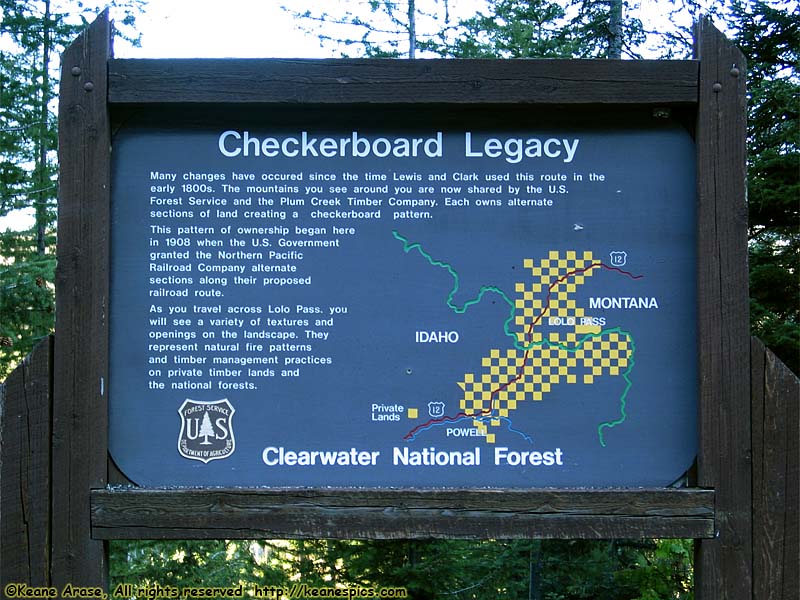 Checkerboard Legacy sign