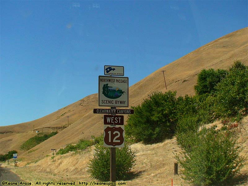 Northwest Passage Scenic Byway sign