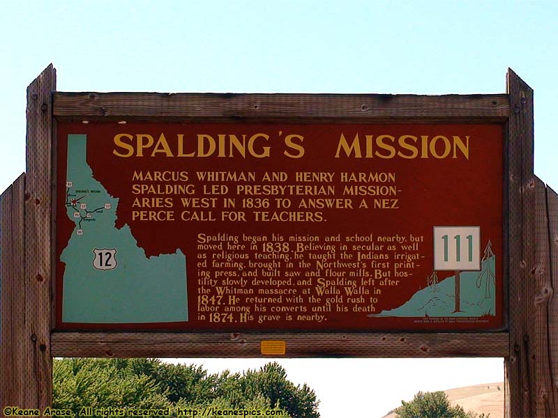 Spauldings Mission sign