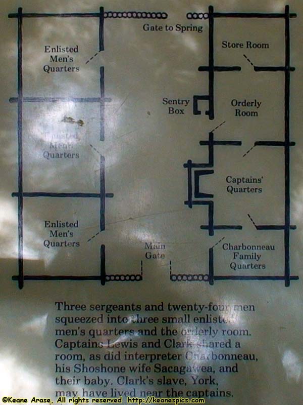 Floor plan of Fort