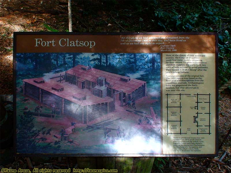 Fort Clatsop sign