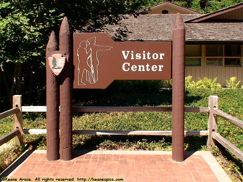 Visitors Center sign