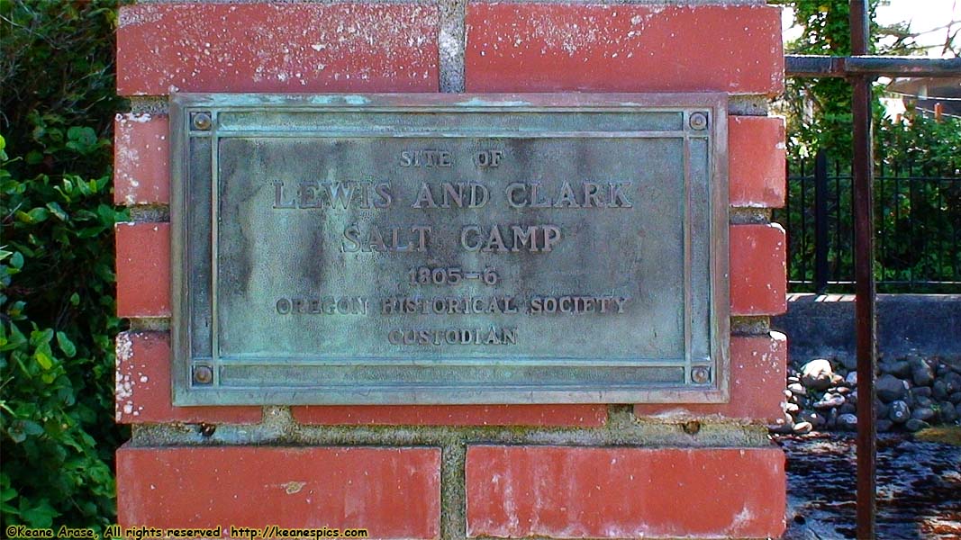 Site of Salt Works sign