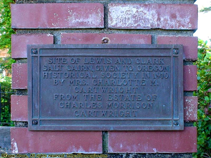 Site of Salt Works sign