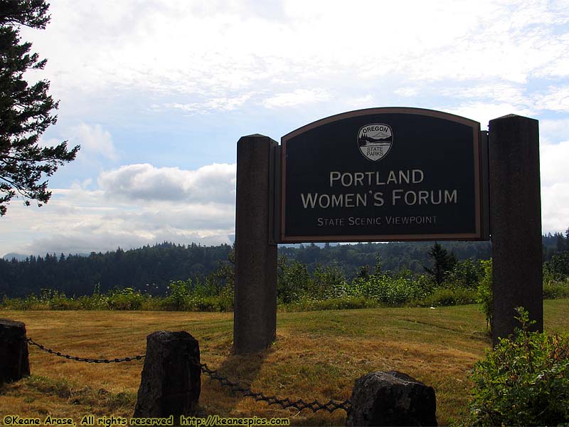 Portland Women's Forum sign