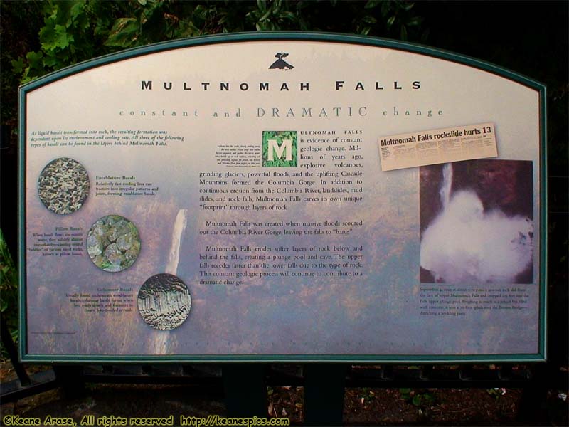 Multnomah Falls sign