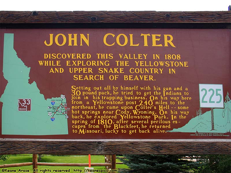 John Colter sign