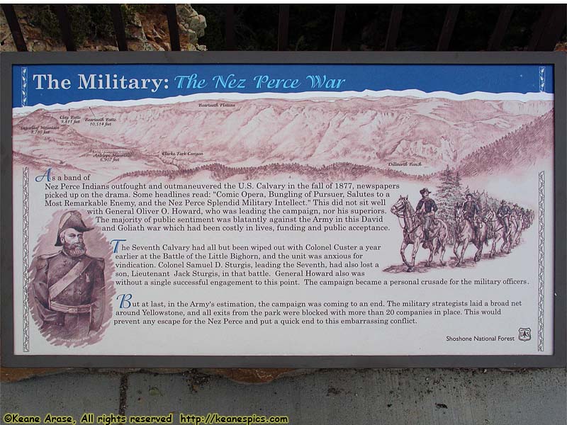 The Nez Perce War sign