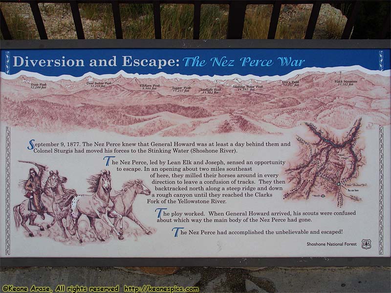 The Nez Perce War sign