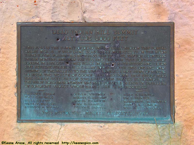 Dead Indian Point Marker