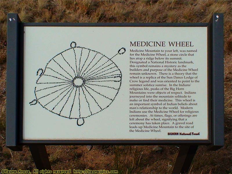 Medicine Wheel sign