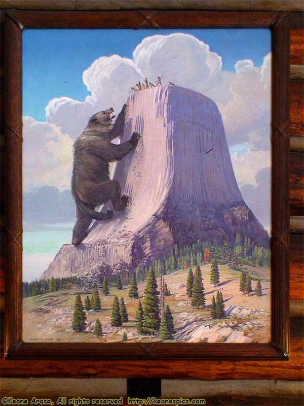 Bear and Seven Sisters painting