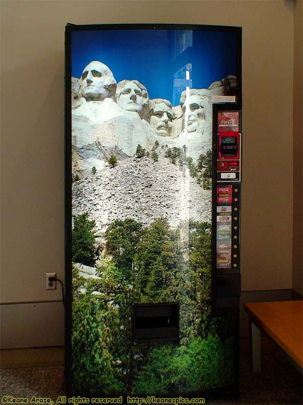 Mt Rushmore Coke Machine