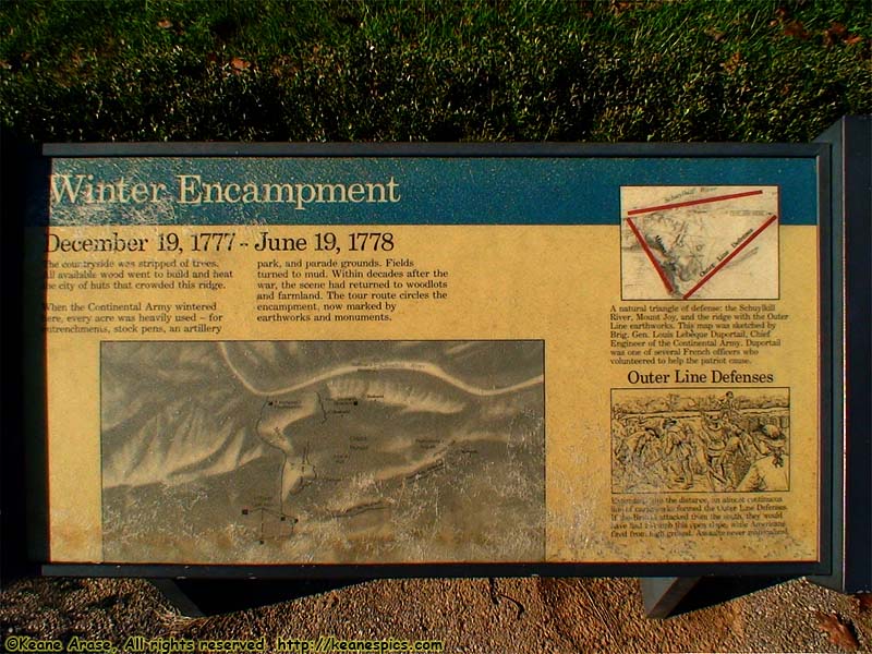 Winter Encampment Sign