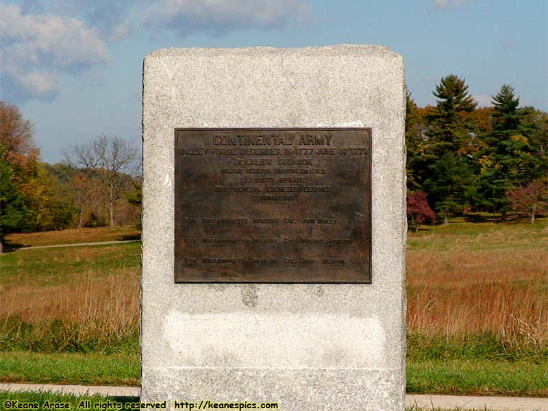 DeKalb's Division Marker