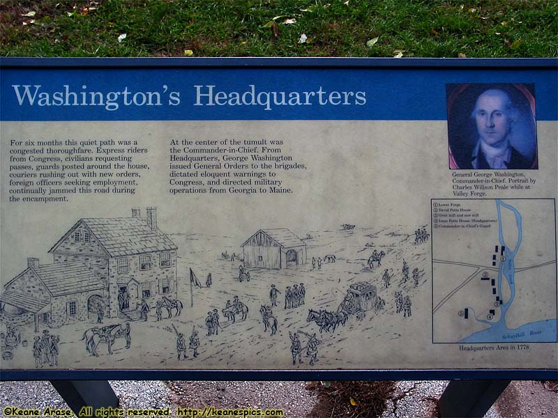 Washington's Headquarters Sign