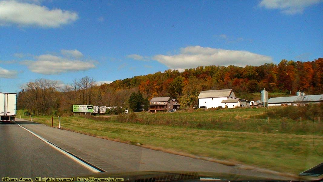 Some fall colors on the road home