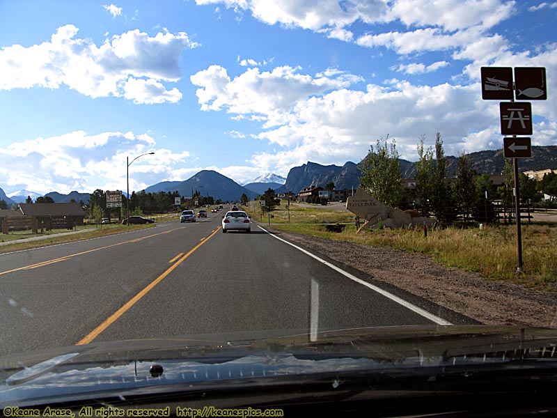 Estes Park Enrty Sign