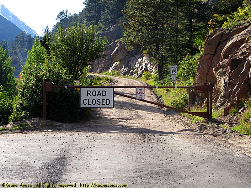 Old Fall River Road Closed