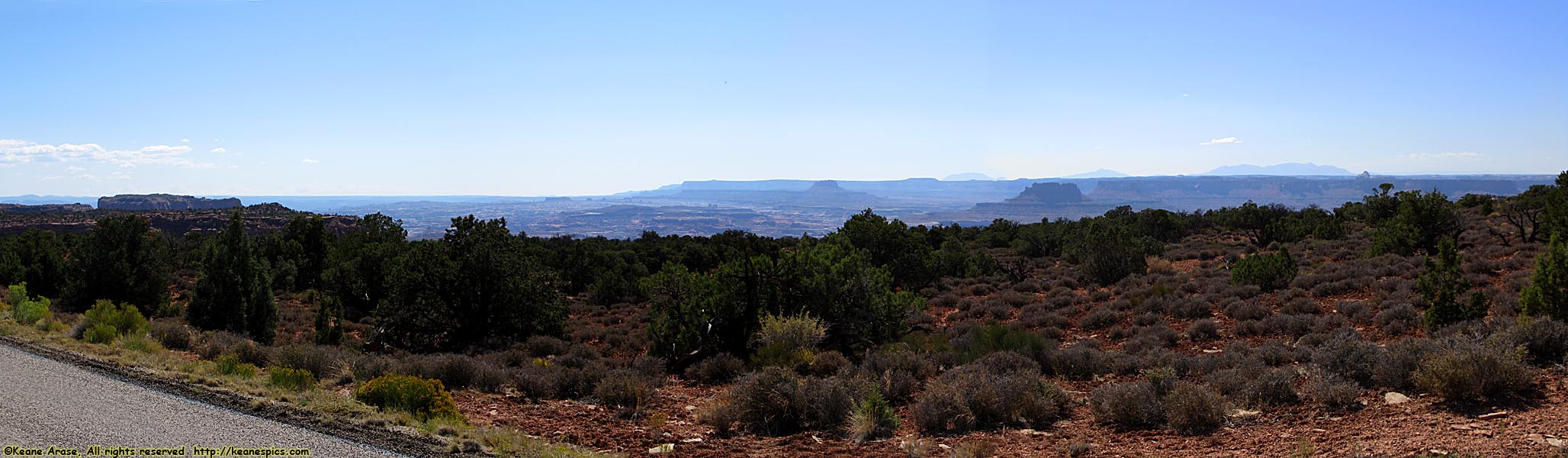 Along Grand View Point Road