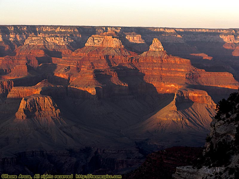 Sunset on Rim Trail