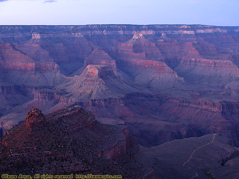 Dusk on Rim Trail