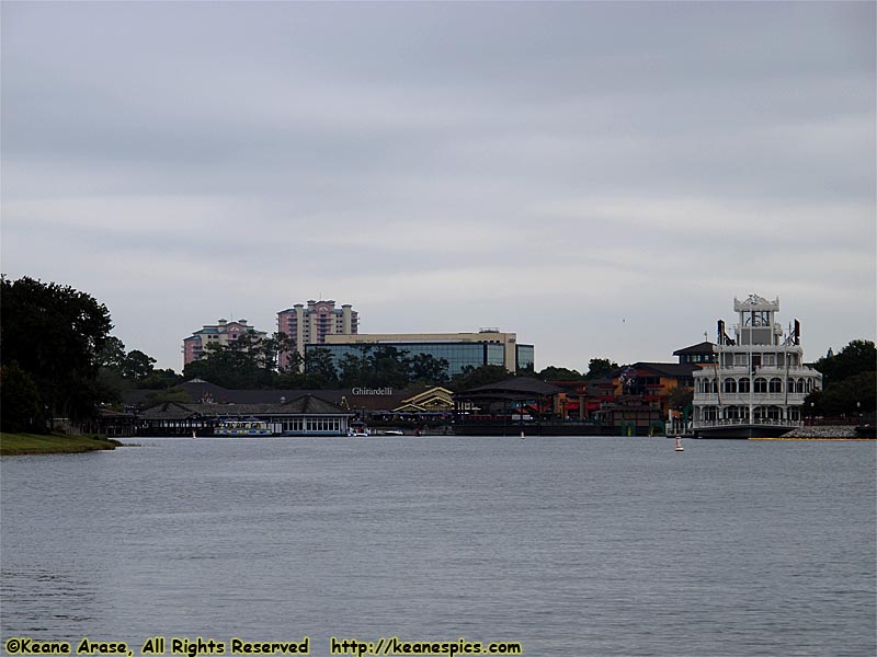 On the boat to Downtown Disney