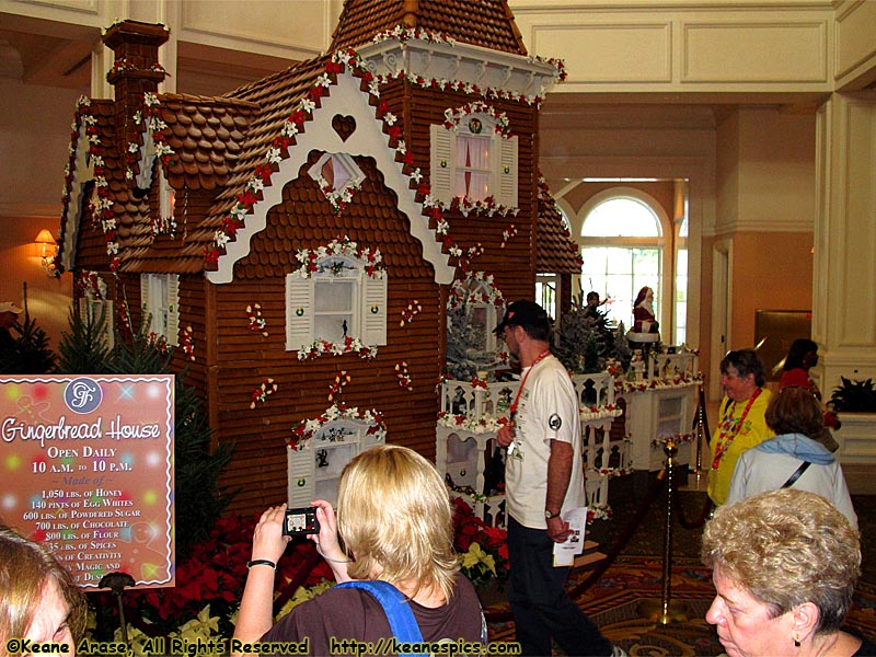 Gingerbread House Christmas Display