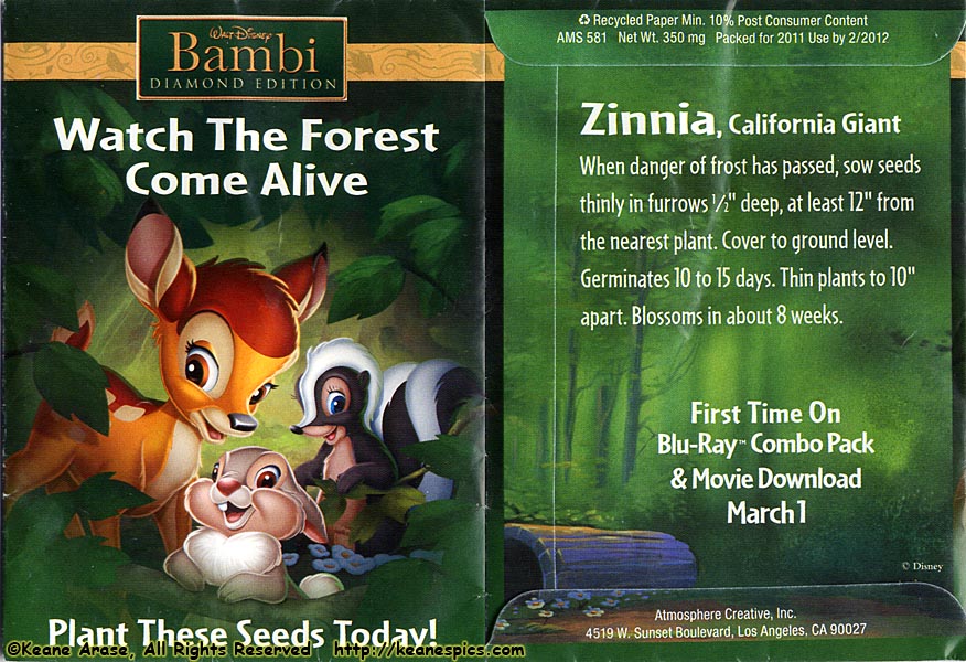 Bambi seeds.