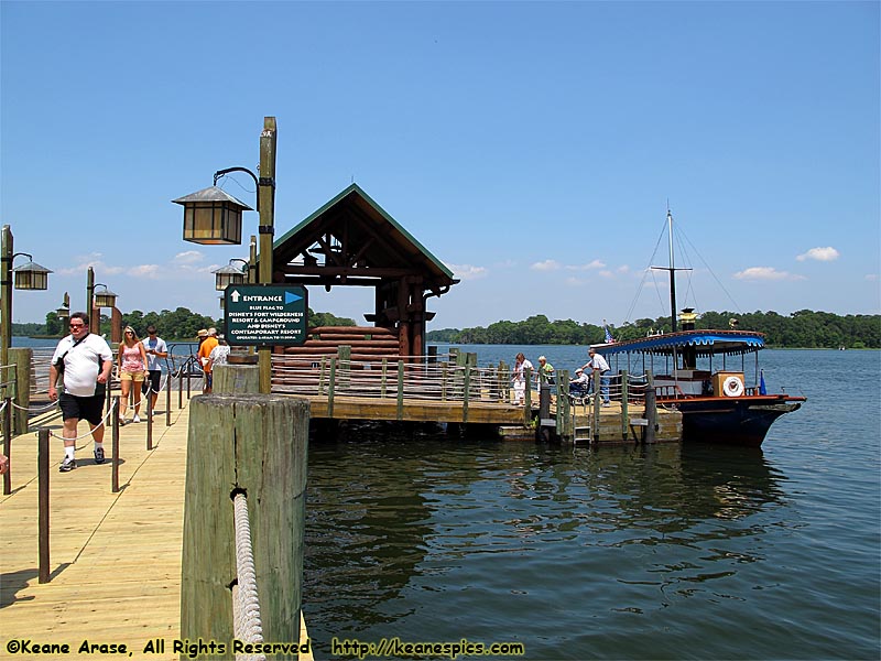 Boat dock to MK and Ft. Wilderness