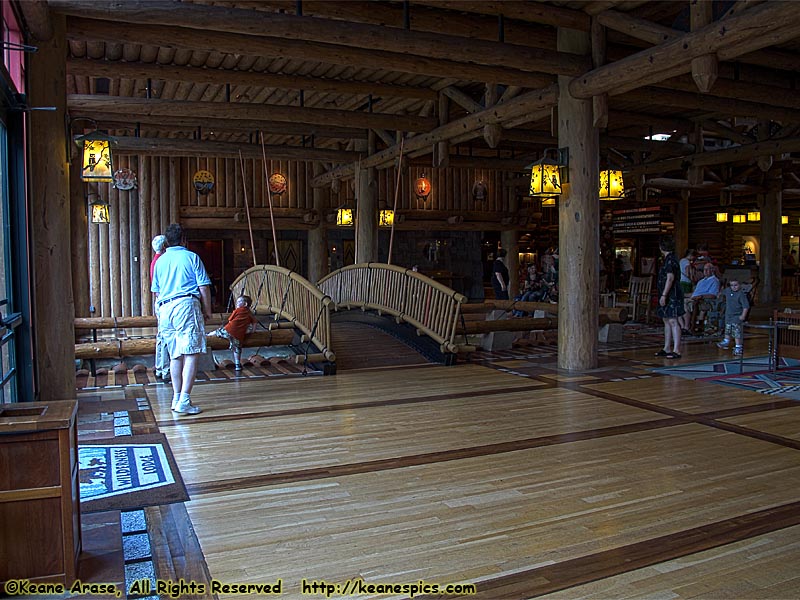 Interior, lodge