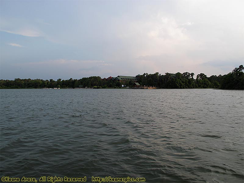 Wilderness Lodge from Bay Lake