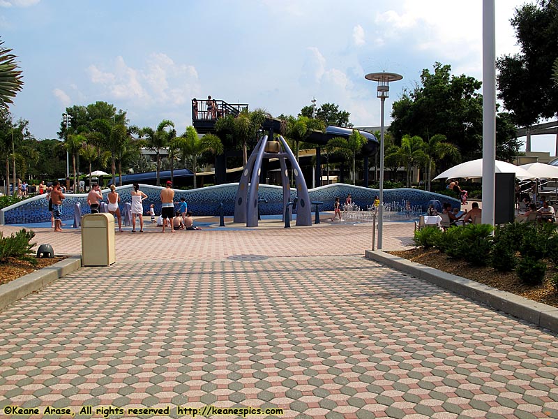 Kiddie water area