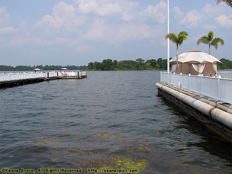 Bay Lake between the Bay Pool and the boat docks